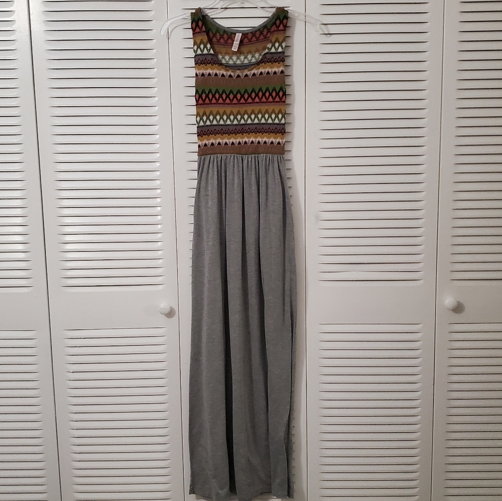 Colorful maxi dress size xs